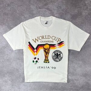 [121] Germany World Cup Winners Italia 1990 Graphic Tee Size L
